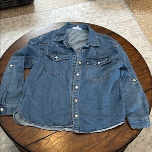 Jane and Delancey Blue Button Down Shirt